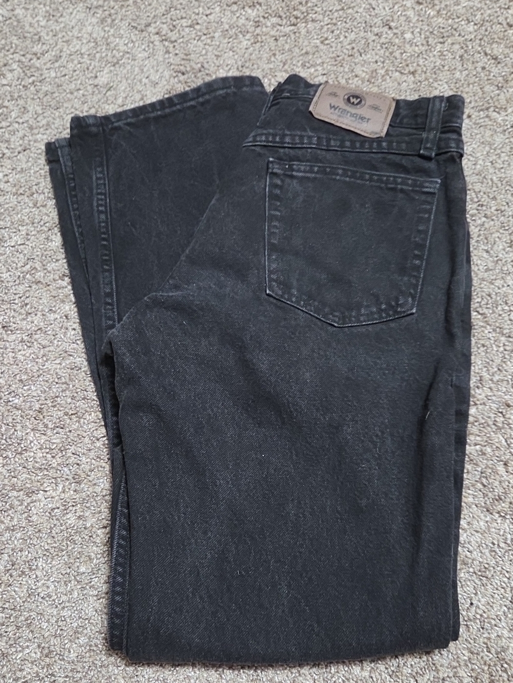 Wrangler Men’s Black Jeans 30×32